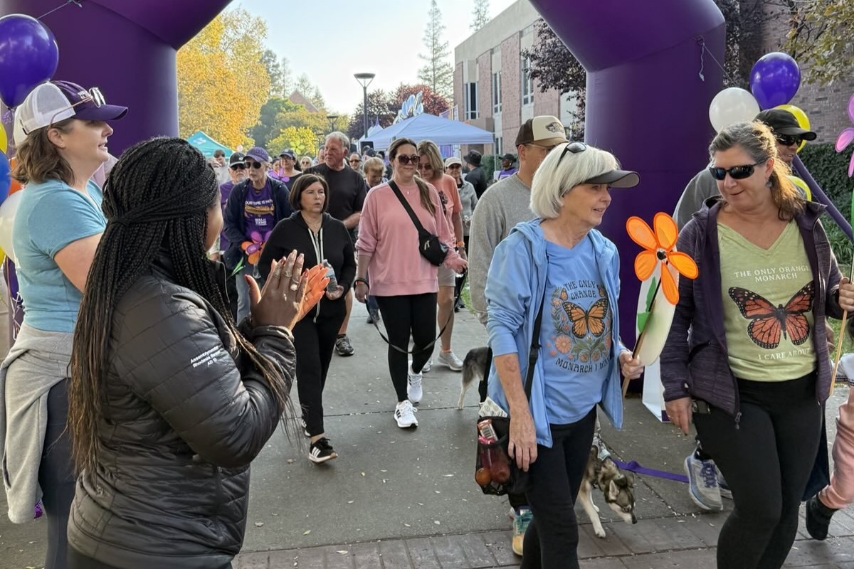 Assemblymember Rhodesia Ransom at the Walk to End Alzheimer's event in Stockton, CA