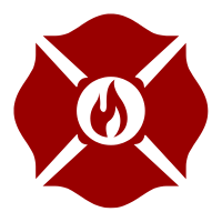 Firefighter badge icon
