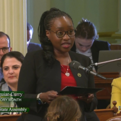 Asm. Ransom during Assembly floor session.
