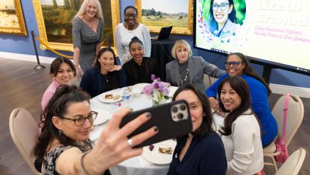 Assemblymember Rhodesia Ransom and event attendees