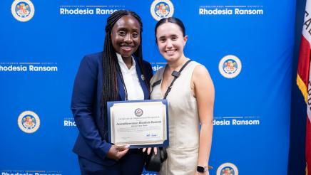 Assemblymember Rhodesia Ransom with Congressman's office. 