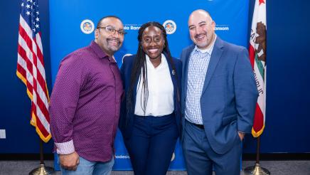 Leadership Stockton Alumni attending Assemblymember Rhodesia Ransom’s District 13 Open House