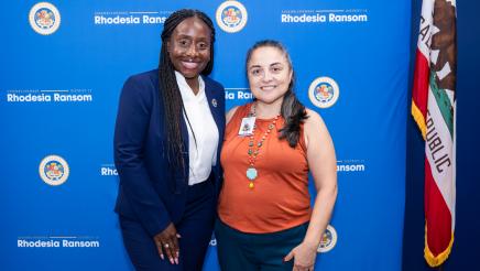 Assemblymember Rhodesia Ransom and Stockton Unified School District Trustee 