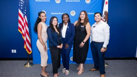 Assemblymember Rhodesia Ransom and her team at Stockton district office Open House serving Stockton, Tracy, and Mountain House