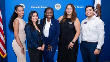 Assemblymember Rhodesia Ransom and her team at Stockton district office Open House serving Stockton, Tracy, and Mountain House